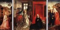 受胎告知三連祭壇画 オランダの画家 ロジャー・ファン・デル・ウェイデン